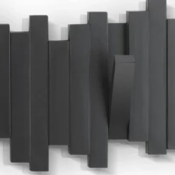 Outlet Patère SLIDING coloris noir - 4MURS Rangements