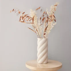 Sale Vase DOLOMITE coloris blanc - 4MURS Objets Déco