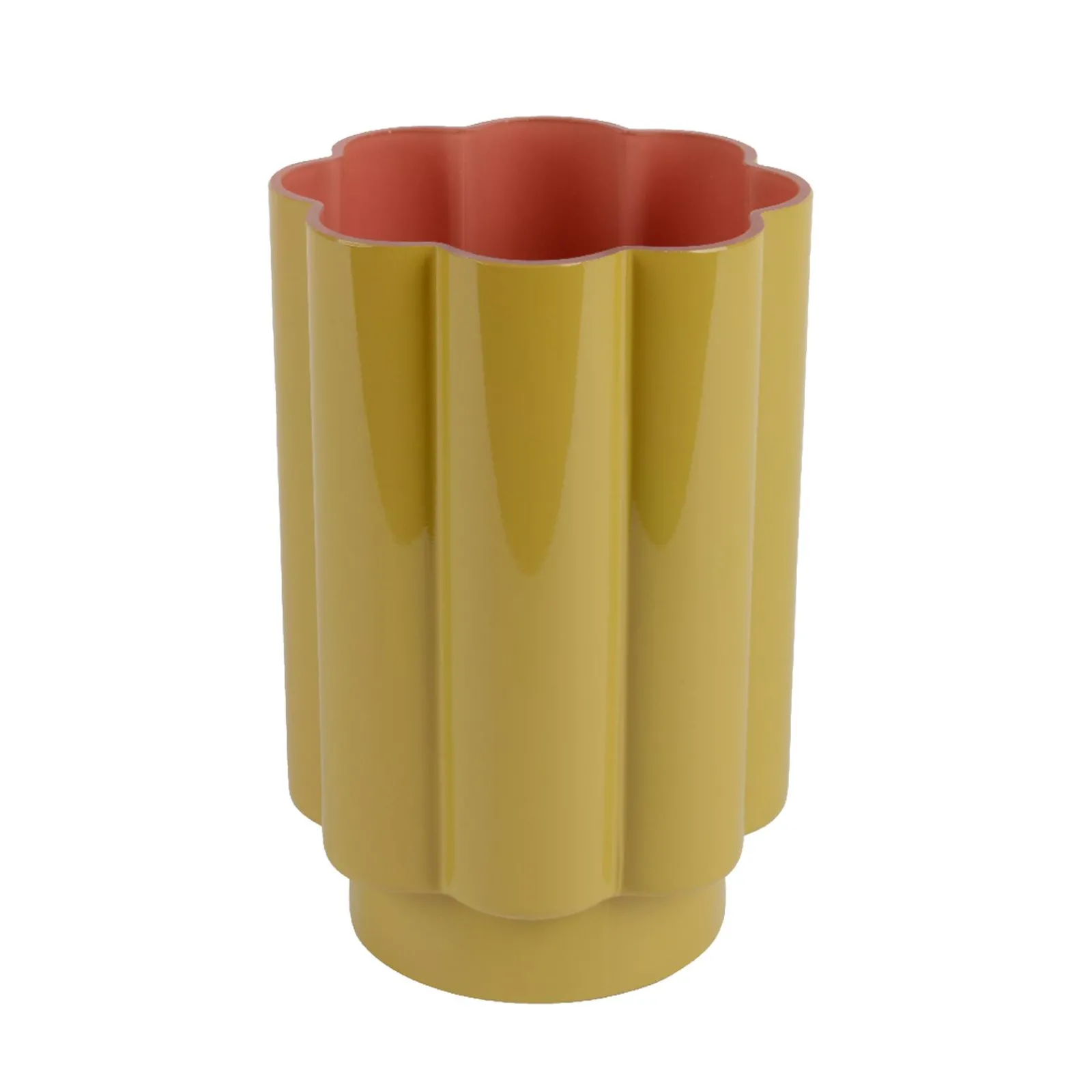 Best Vase FLORE coloris jaune orange - 4MURS Objets Déco