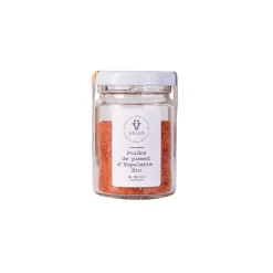 New Condiments POUDRE DE PIMENT D'ESPELETTE BIO - 4MURS Barbecue|Epicerie Salée