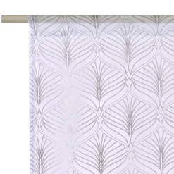 Fashion Vitrage ANAYA coloris argent 60 x 120 cm - 4MURS Voilages, Vitrages, Stores Et Accessoires|Rideaux