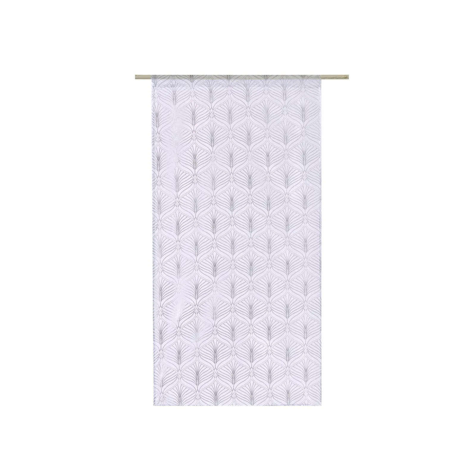 Fashion Vitrage ANAYA coloris argent 60 x 120 cm - 4MURS Voilages, Vitrages, Stores Et Accessoires|Rideaux