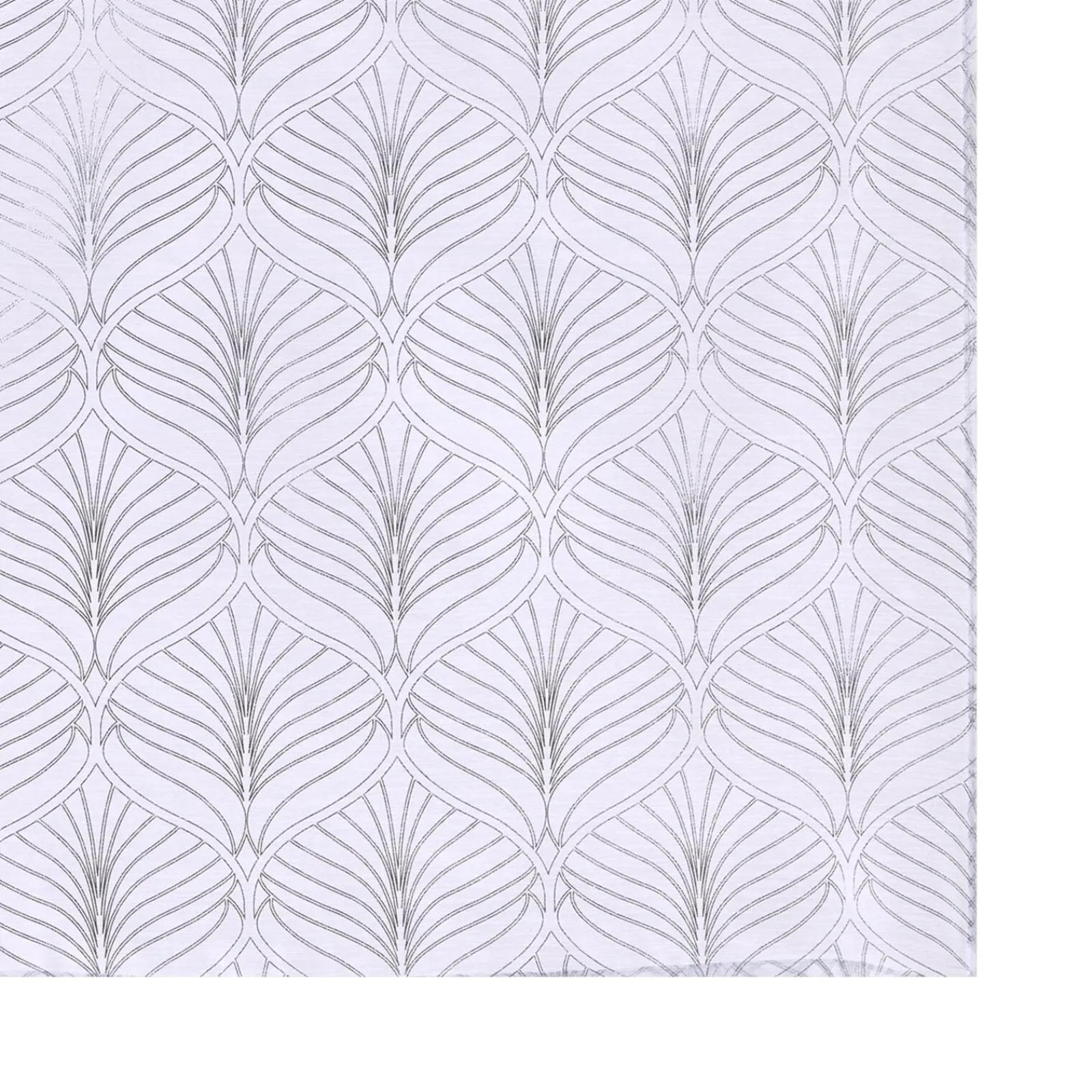 Fashion Vitrage ANAYA coloris argent 60 x 120 cm - 4MURS Voilages, Vitrages, Stores Et Accessoires|Rideaux