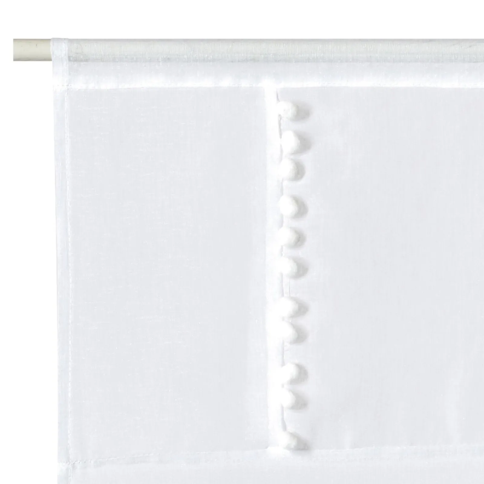 New Vitrage COLCHAGUA coloris blanc 60 x 120 cm - 4MURS Voilages, Vitrages, Stores Et Accessoires|Rideaux