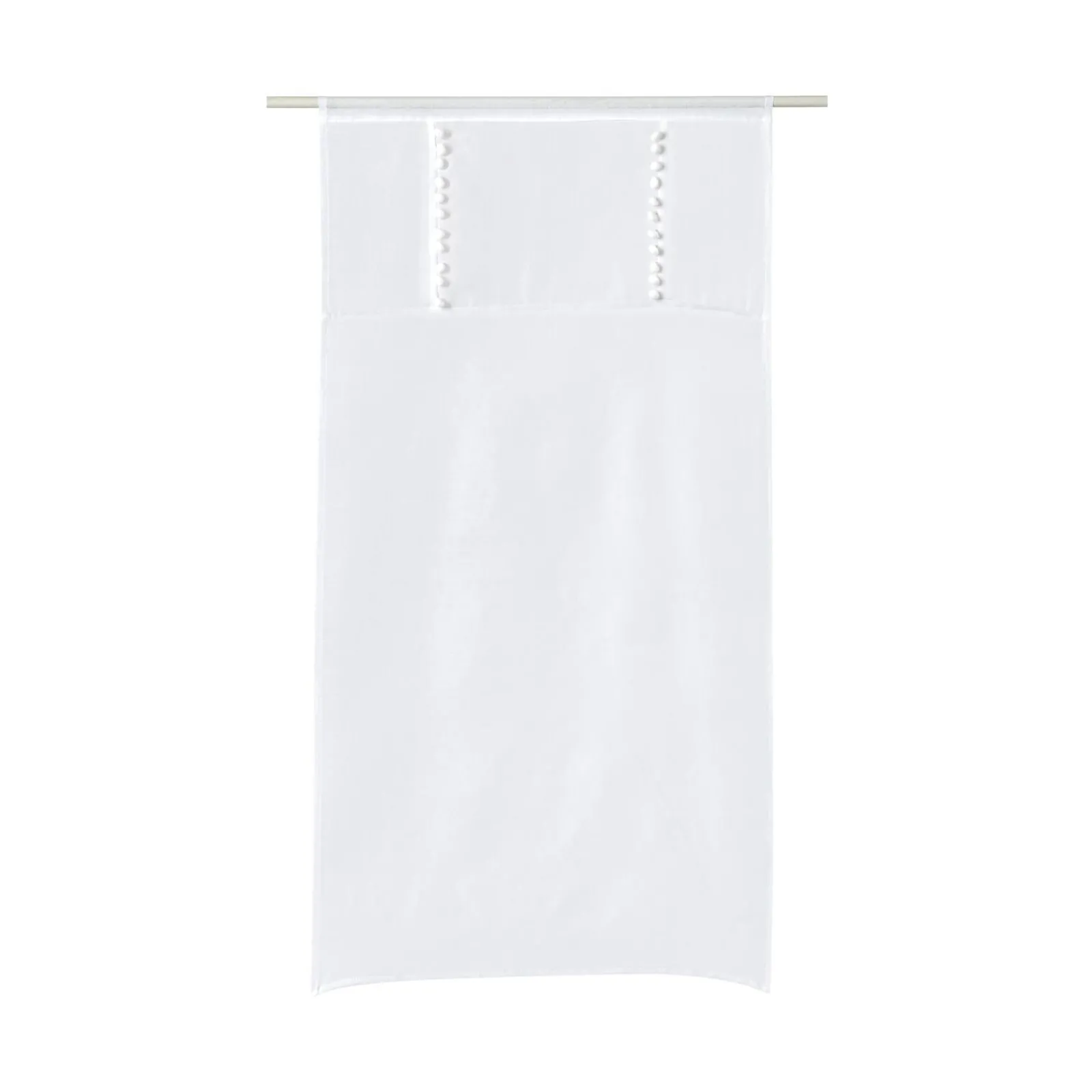 New Vitrage COLCHAGUA coloris blanc 60 x 120 cm - 4MURS Voilages, Vitrages, Stores Et Accessoires|Rideaux