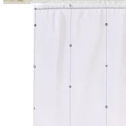 Hot Vitrage COMÈTE coloris blanc 80 x 210 cm - 4MURS Voilages, Vitrages, Stores Et Accessoires|Rideaux
