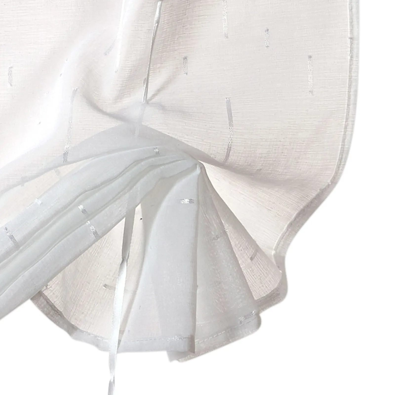 Sale Vitrage FILAMENT coloris blanc 90 x 200 cm - 4MURS Voilages, Vitrages, Stores Et Accessoires|Rideaux