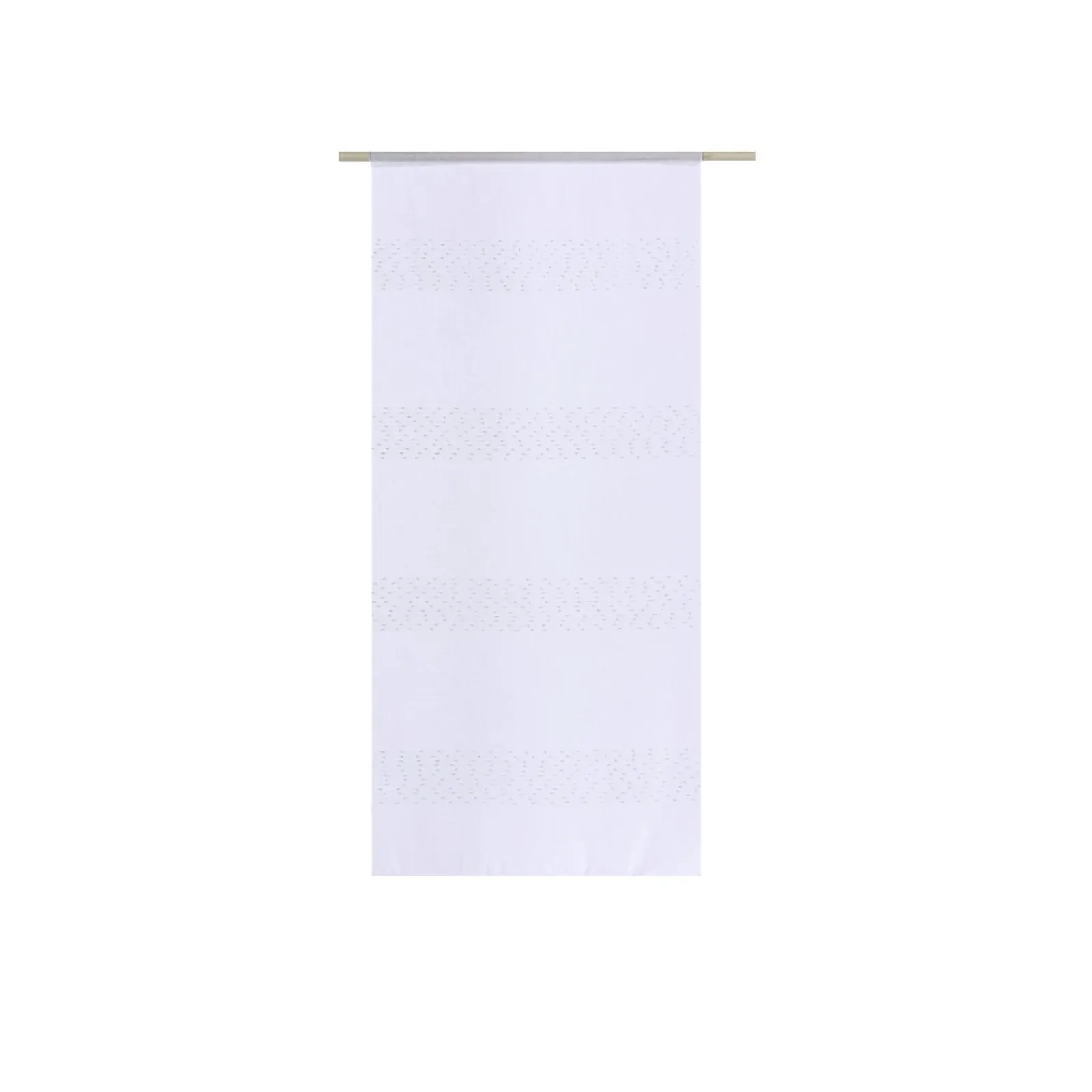 Fashion Vitrage FLOCON coloris blanc 58 x 130 cm - 4MURS Voilages, Vitrages, Stores Et Accessoires|Rideaux