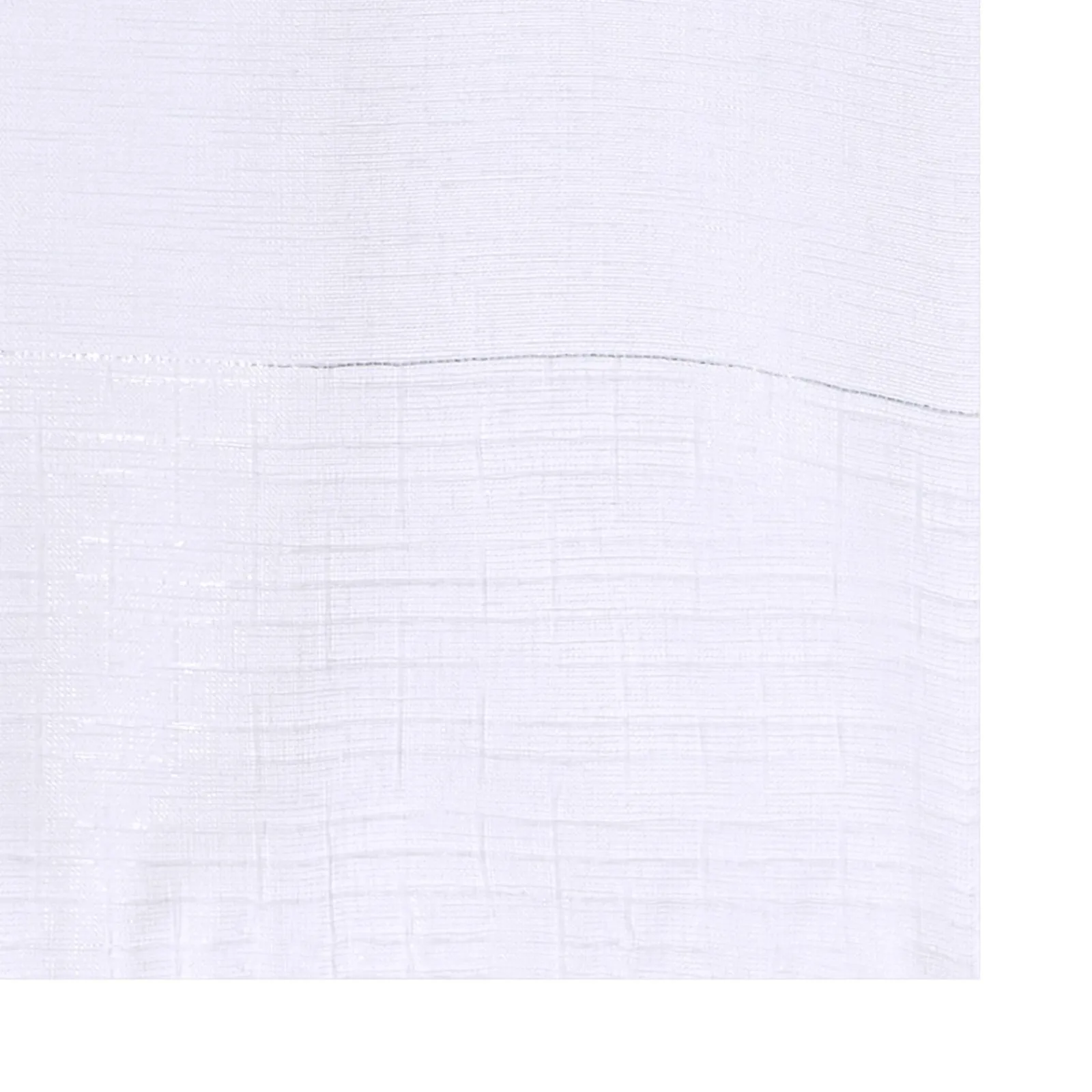 Clearance Vitrage INDRA coloris blanc 45 x 140 cm - 4MURS Voilages, Vitrages, Stores Et Accessoires|Rideaux