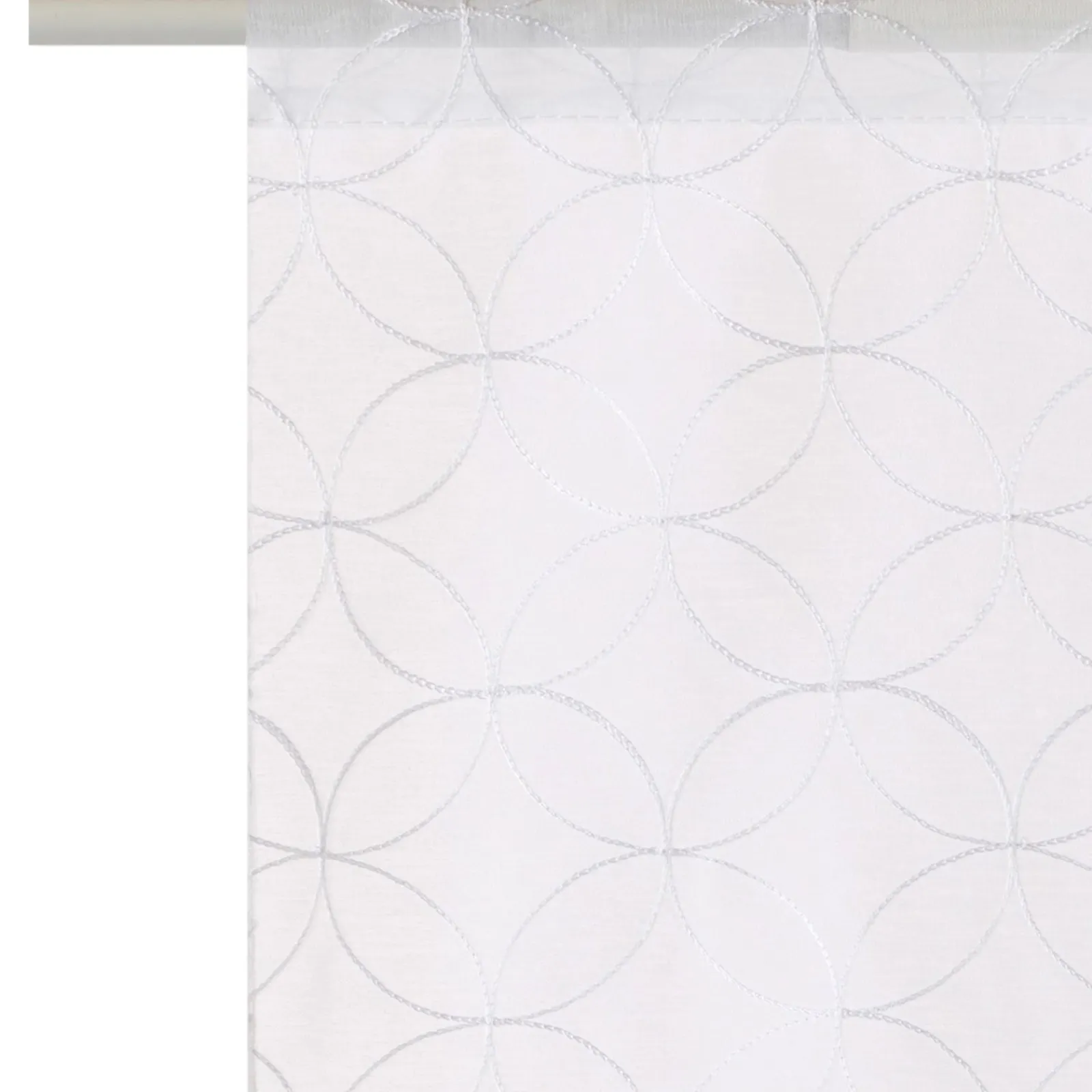 Hot Vitrage ROSA coloris blanc 60 x 120 cm - 4MURS Voilages, Vitrages, Stores Et Accessoires|Rideaux