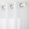 Online Voilage ADELIA coloris blanc 140 x 240 cm - 4MURS Voilages, Vitrages, Stores Et Accessoires|Rideaux