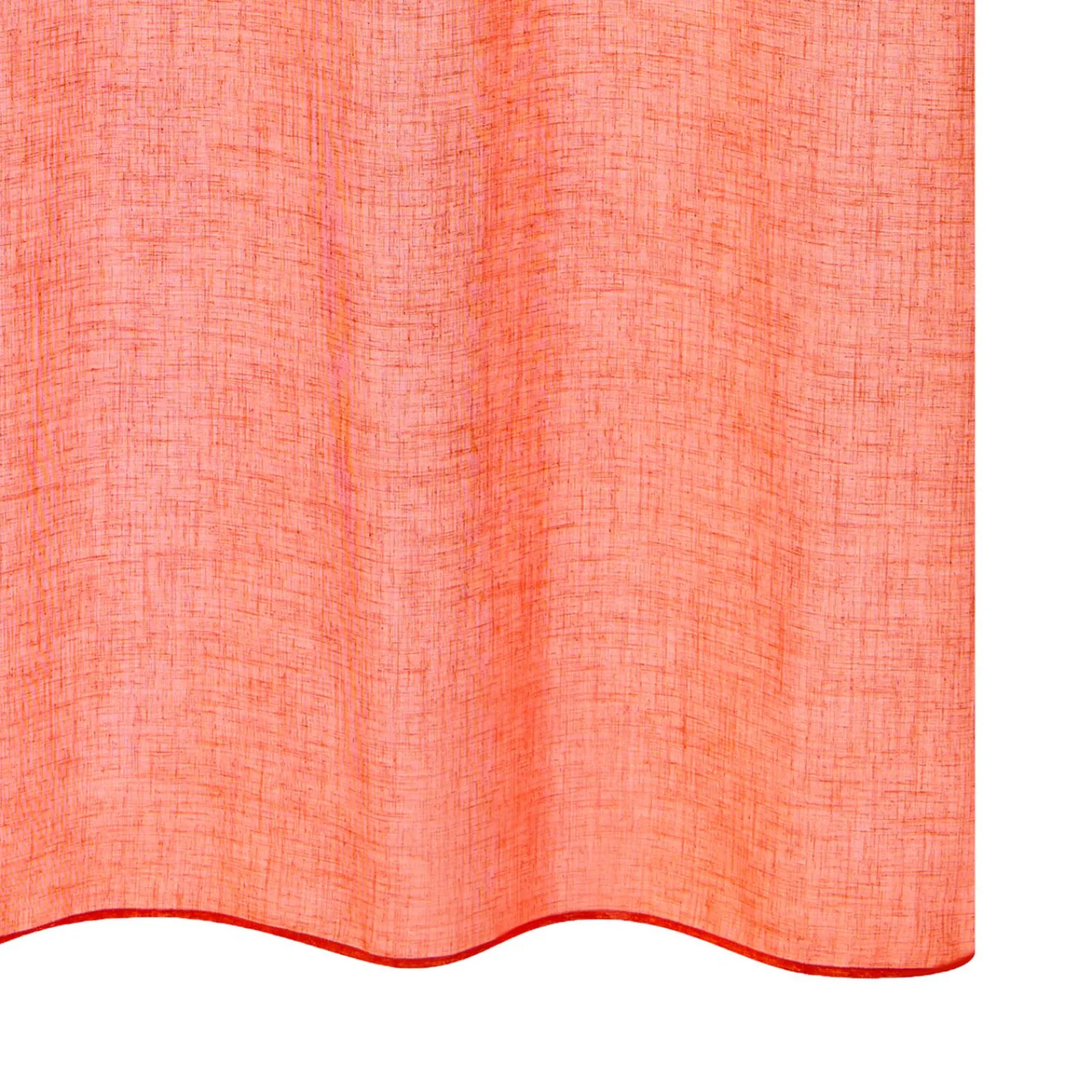 Outlet Voilage AIA coloris corail 140 x 240 cm - 4MURS Voilages, Vitrages, Stores Et Accessoires|Rideaux