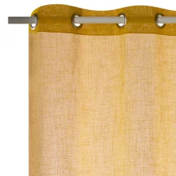 Clearance Voilage AIA coloris curry 140 x 240 cm - 4MURS Voilages, Vitrages, Stores Et Accessoires|Rideaux
