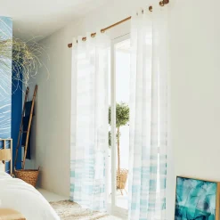 Fashion Voilage AQUA coloris acqua 140 x 240 cm - 4MURS Voilages, Vitrages, Stores Et Accessoires|Rideaux