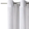 New Voilage ASPECT LIN coloris blanc 145 x 260 cm - 4MURS Voilages, Vitrages, Stores Et Accessoires|Rideaux