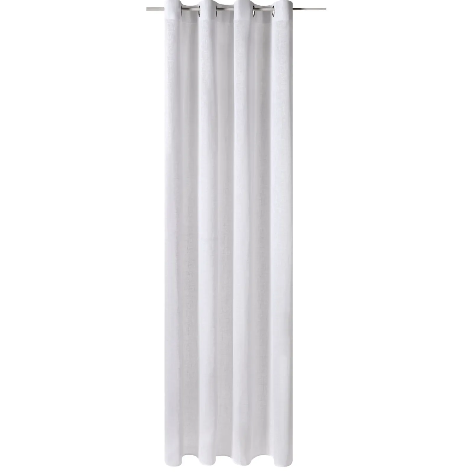 New Voilage ASPECT LIN coloris blanc 145 x 260 cm - 4MURS Voilages, Vitrages, Stores Et Accessoires|Rideaux