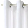 Sale Voilage ASPECT LIN coloris blanc 240 x 260 cm - 4MURS Voilages, Vitrages, Stores Et Accessoires|Rideaux
