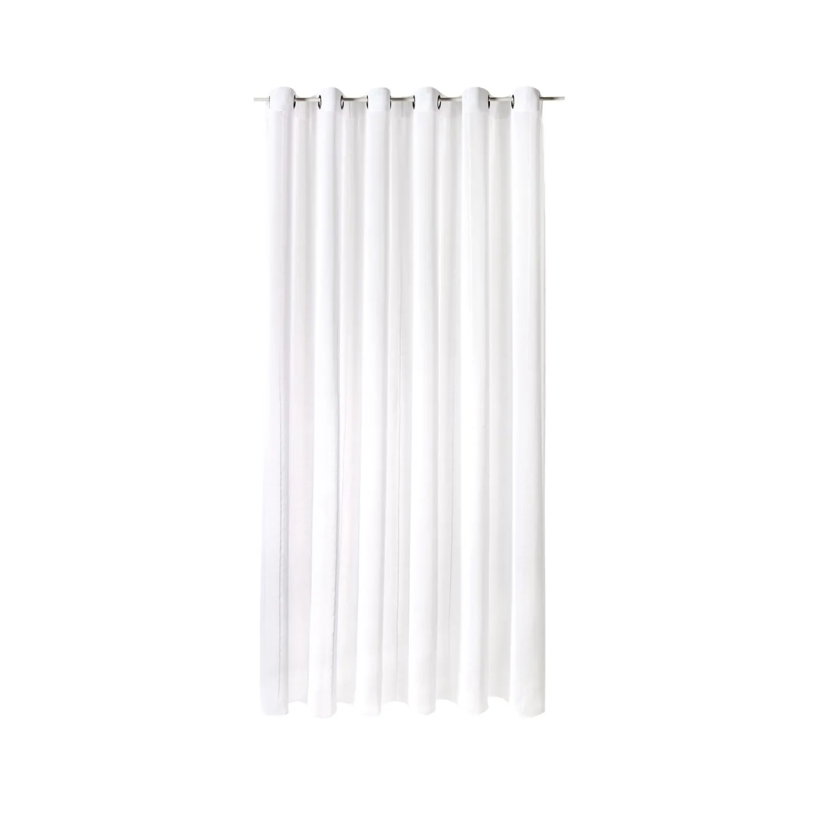 Fashion Voilage CALVI coloris blanc 240 x 260 cm - 4MURS Voilages, Vitrages, Stores Et Accessoires|Rideaux