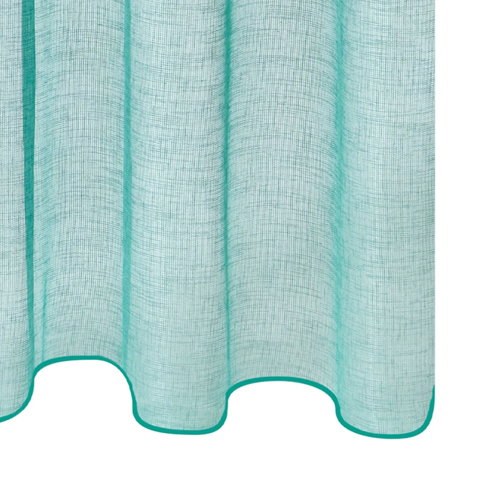 Best Voilage CANOAS coloris bleu aqua 140 x 260 cm - 4MURS Voilages, Vitrages, Stores Et Accessoires|Rideaux