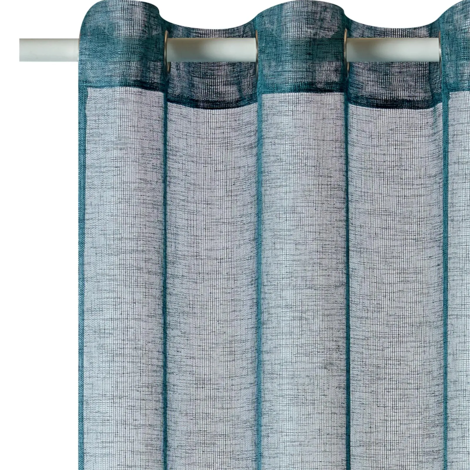 Outlet Voilage CANOAS coloris bleu 140 x 260 cm - 4MURS Voilages, Vitrages, Stores Et Accessoires|Rideaux