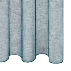 Outlet Voilage CANOAS coloris bleu 140 x 260 cm - 4MURS Voilages, Vitrages, Stores Et Accessoires|Rideaux
