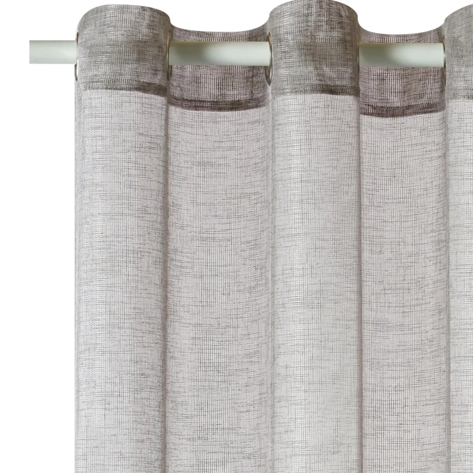 Best Voilage CANOAS coloris gris 140 x 260 cm - 4MURS Voilages, Vitrages, Stores Et Accessoires|Rideaux
