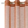 New Voilage CANOAS coloris terre brulée 140 x 260 cm - 4MURS Voilages, Vitrages, Stores Et Accessoires|Rideaux