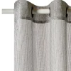 Sale Voilage CHINO coloris gris 140 x 240 cm - 4MURS Voilages, Vitrages, Stores Et Accessoires|Rideaux