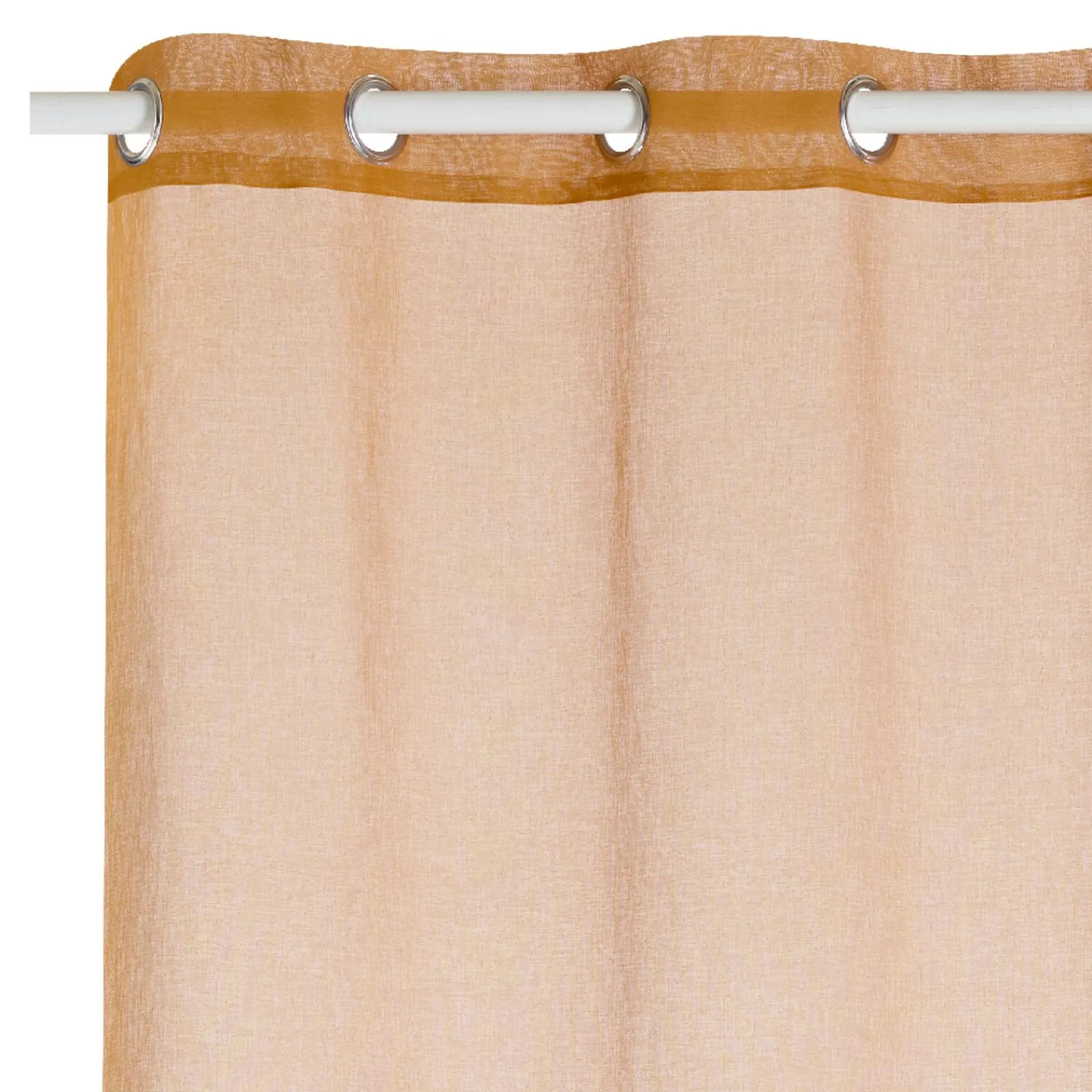 Fashion Voilage COLORS coloris ambre 140 x 260 cm - 4MURS Voilages, Vitrages, Stores Et Accessoires|Rideaux