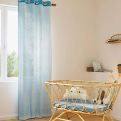 Online Voilage COLORS coloris bleu turquoise 140 x 260 cm - 4MURS Voilages, Vitrages, Stores Et Accessoires|Rideaux