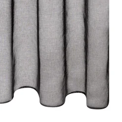Sale Voilage COLORS coloris noir 140 x 260 cm - 4MURS Voilages, Vitrages, Stores Et Accessoires|Rideaux