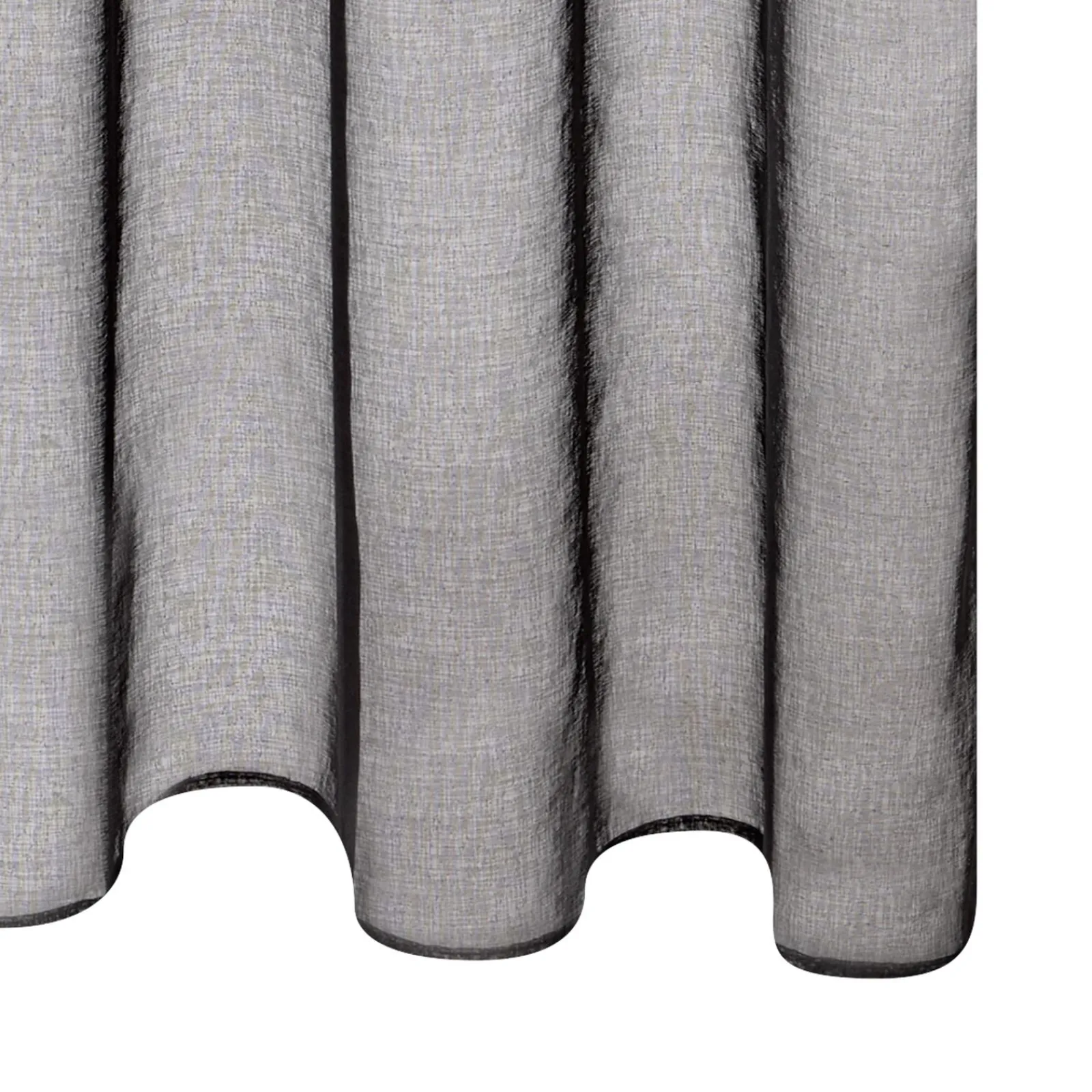 Sale Voilage COLORS coloris noir 140 x 260 cm - 4MURS Voilages, Vitrages, Stores Et Accessoires|Rideaux