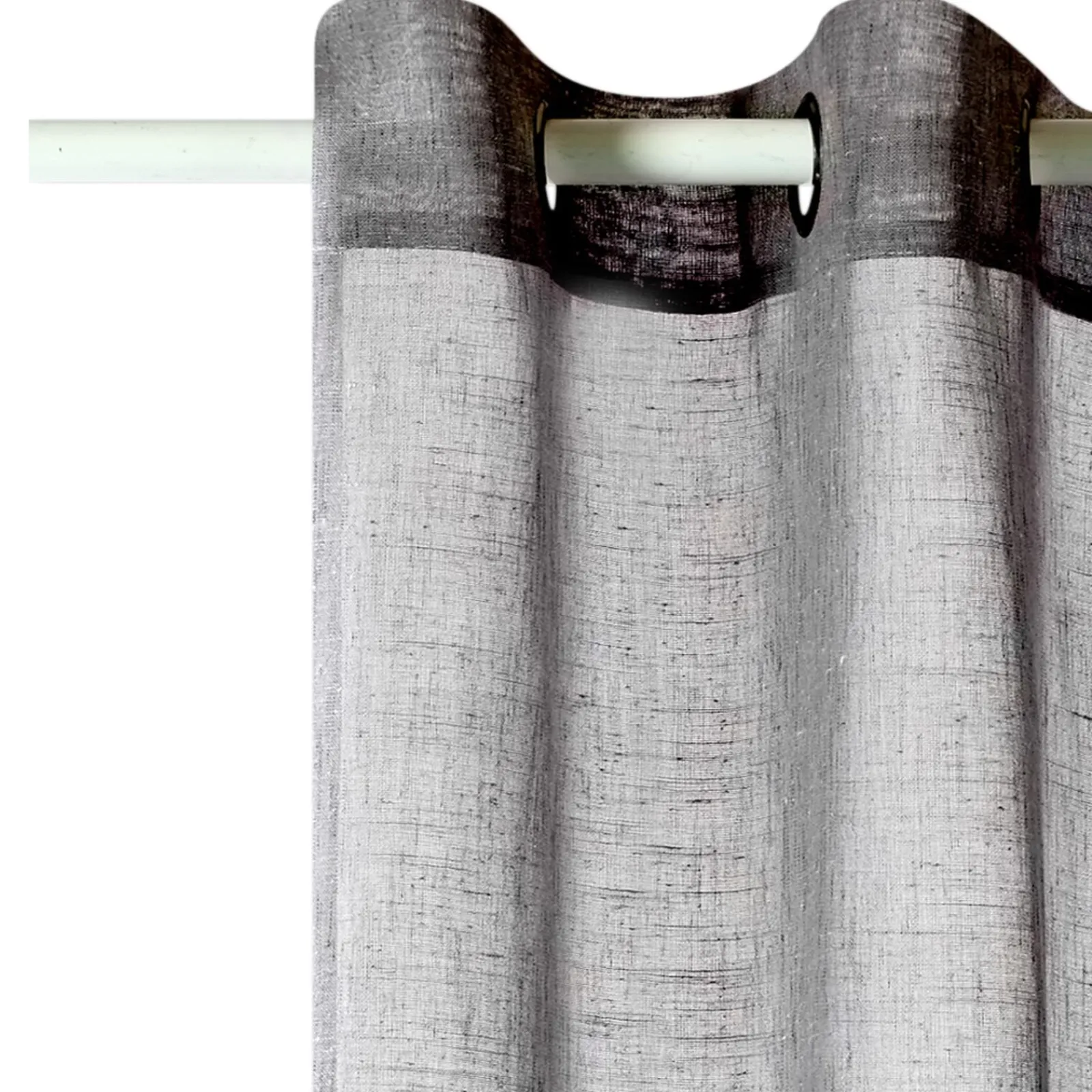 Fashion Voilage ENZOY coloris gris 140 x 240 cm - 4MURS Voilages, Vitrages, Stores Et Accessoires|Rideaux
