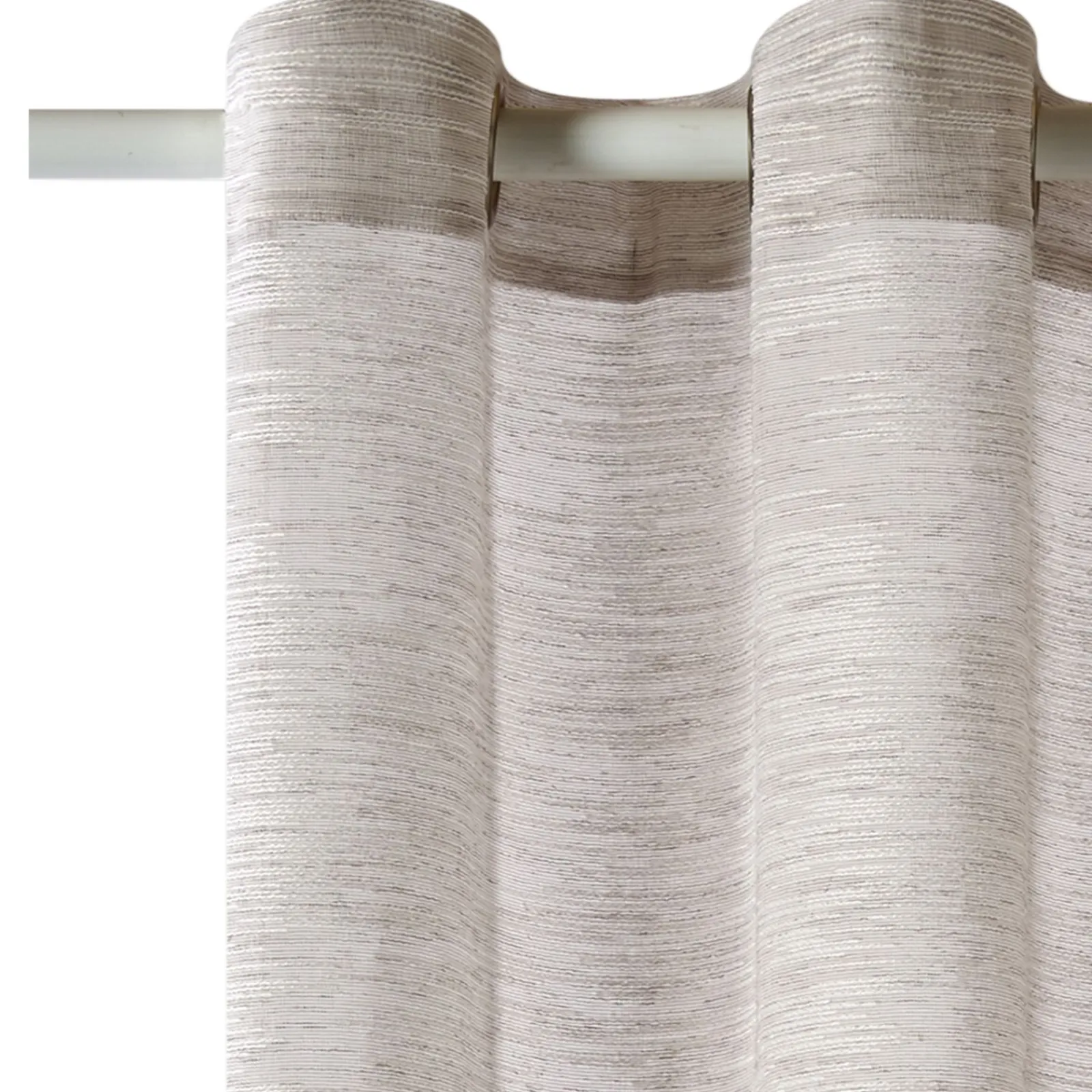 New Voilage ETAN coloris beige 140 x 240 cm - 4MURS Voilages, Vitrages, Stores Et Accessoires|Rideaux