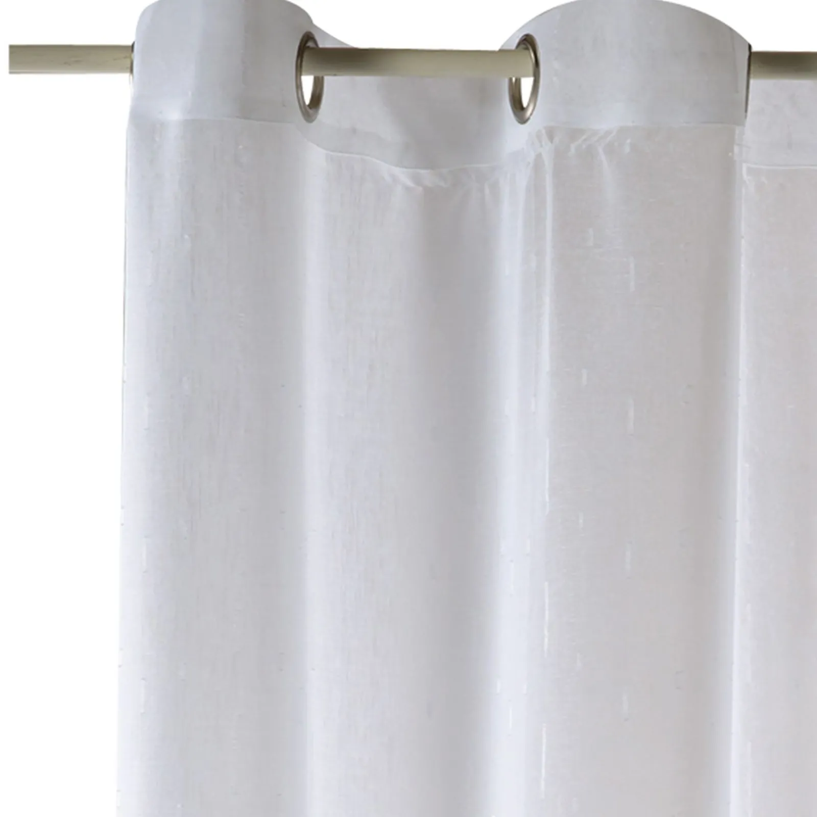 Sale Voilage FILAMENT coloris blanc 140 x 240 cm - 4MURS Voilages, Vitrages, Stores Et Accessoires|Rideaux