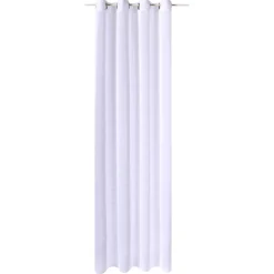 Outlet Voilage FLOT BLEU coloris blanc 145 x 240 cm - 4MURS Voilages, Vitrages, Stores Et Accessoires|Rideaux