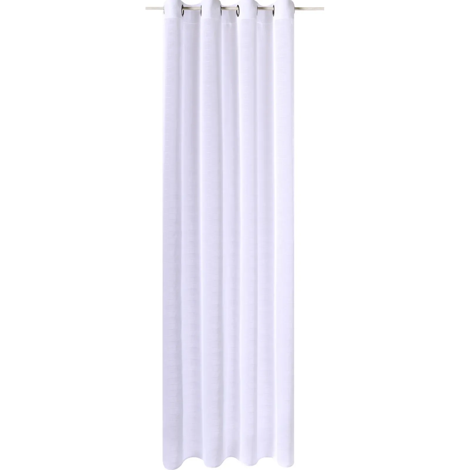 Outlet Voilage FLOT BLEU coloris blanc 145 x 240 cm - 4MURS Voilages, Vitrages, Stores Et Accessoires|Rideaux
