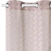 Hot Voilage GHARDAIA coloris beige rosé 140 x 240 cm - 4MURS Voilages, Vitrages, Stores Et Accessoires|Rideaux