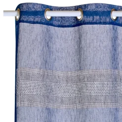 Fashion Voilage HELIOS coloris indigo 140 x 240 cm - 4MURS Voilages, Vitrages, Stores Et Accessoires|Rideaux