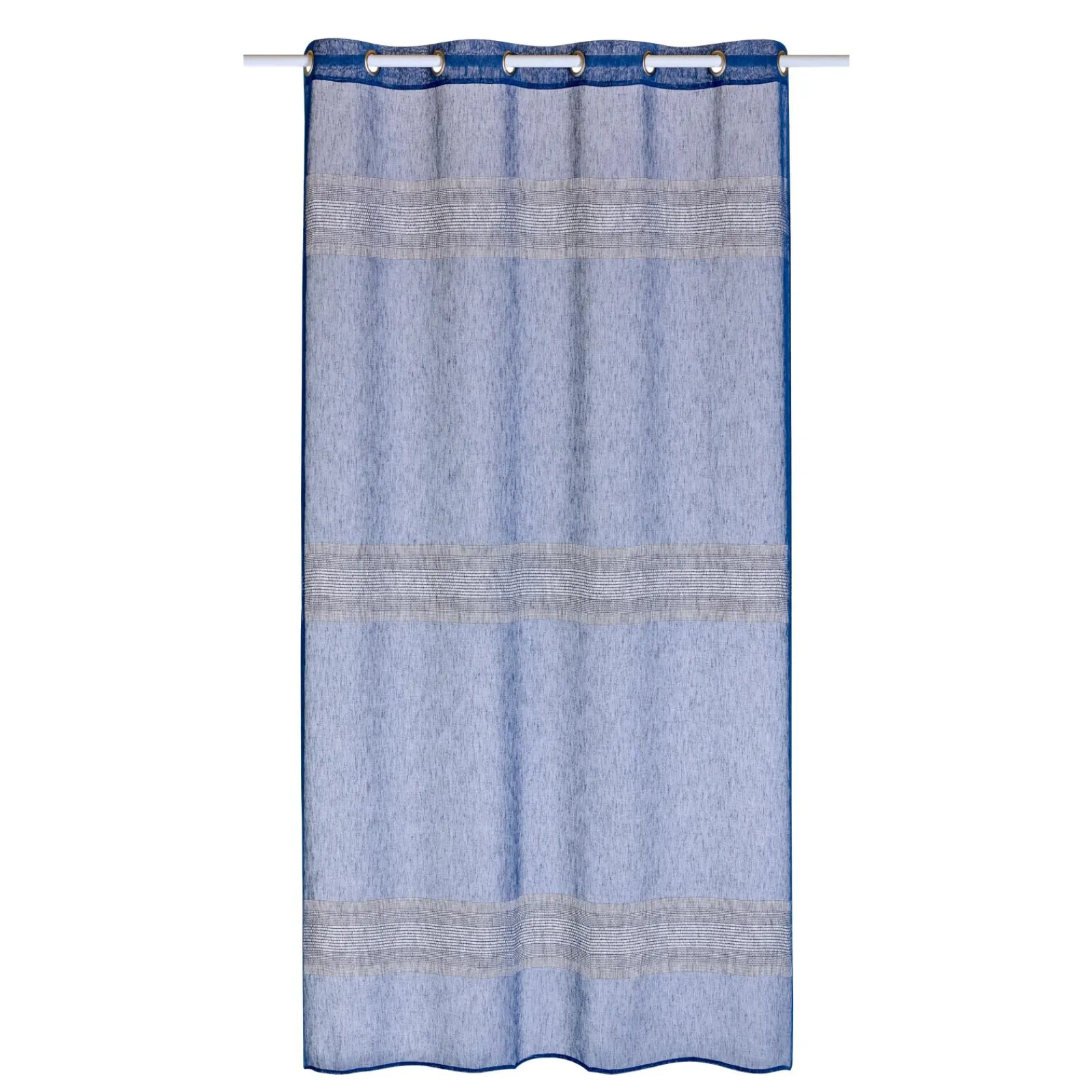 Fashion Voilage HELIOS coloris indigo 140 x 240 cm - 4MURS Voilages, Vitrages, Stores Et Accessoires|Rideaux