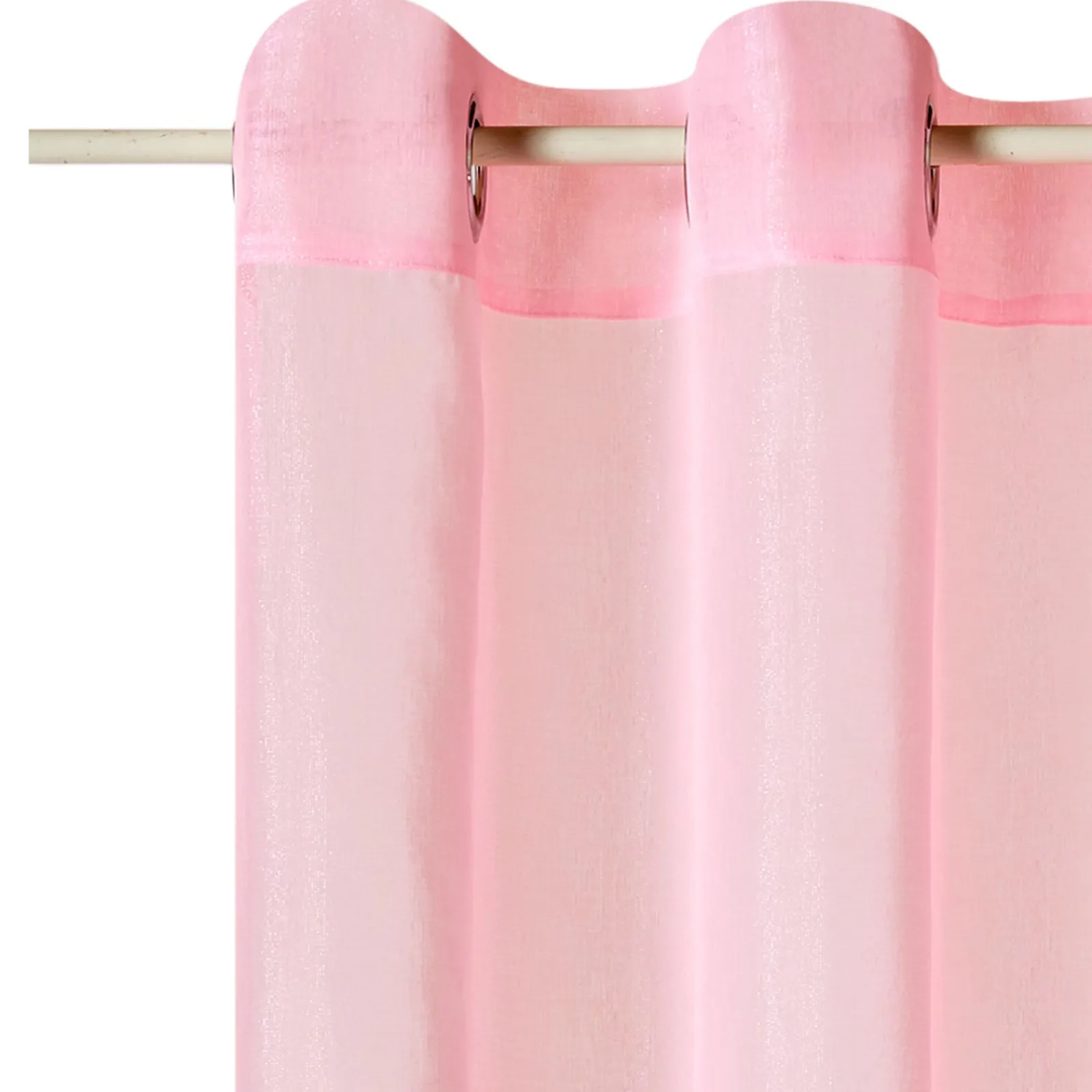 Online Voilage IRISE coloris rose pastel 140 x 240 cm - 4MURS Enfant Textile De Maison Enfant|Voilages, Vitrages, Stores Et Accessoires