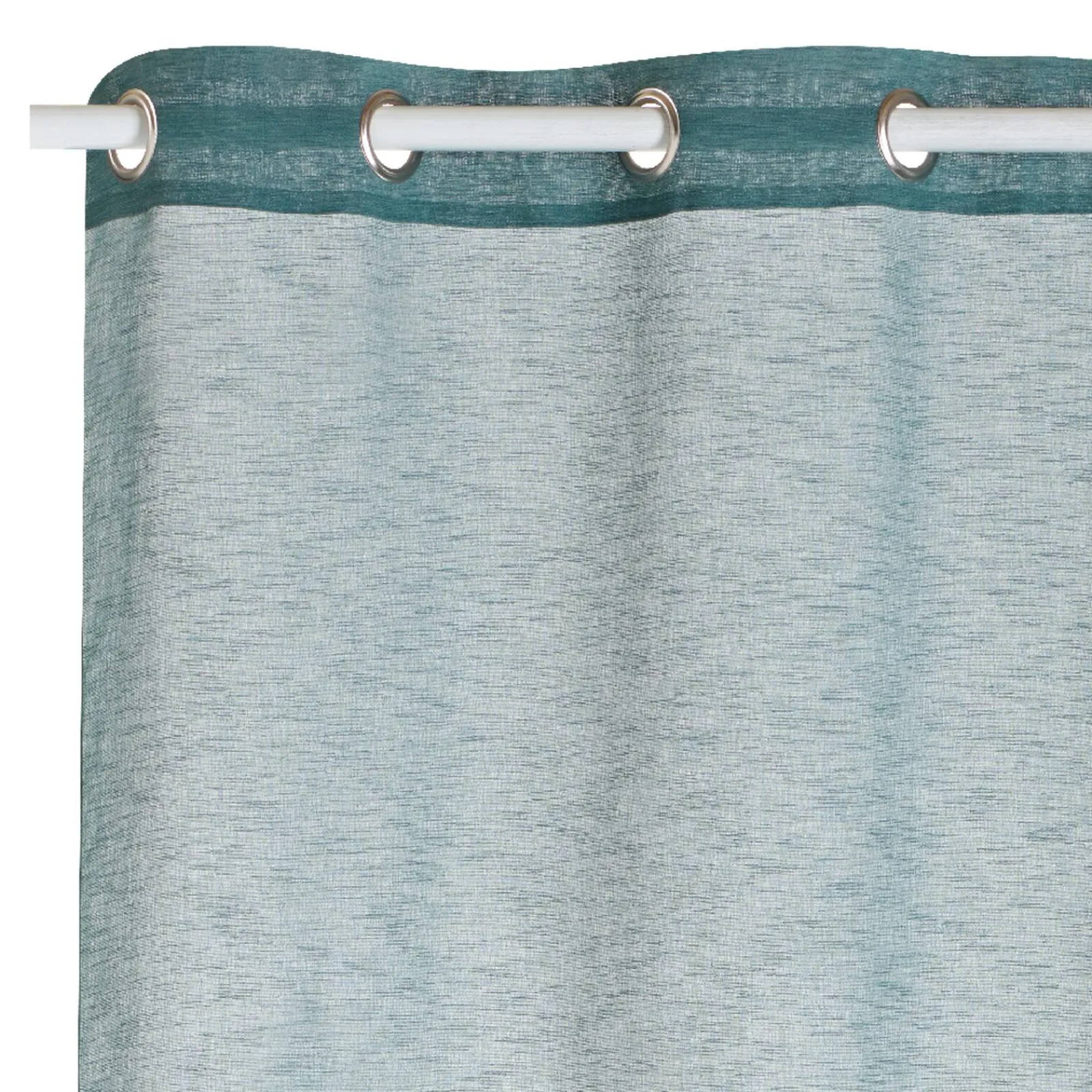 Clearance Voilage LILOU coloris bleu canard 140 x 260 cm - 4MURS Voilages, Vitrages, Stores Et Accessoires|Rideaux