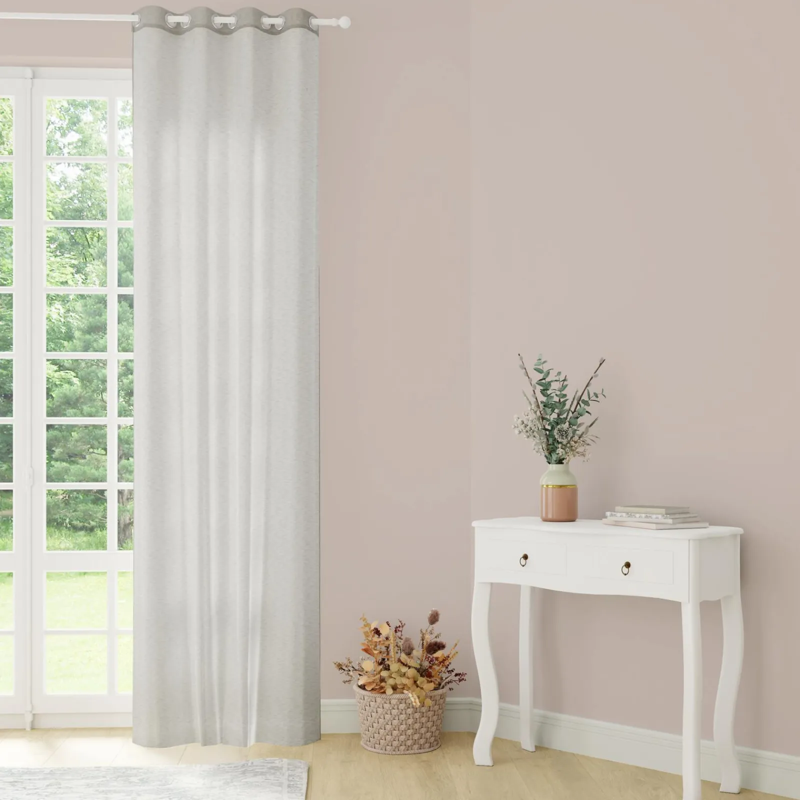 Clearance Voilage LILOU coloris lin 140 x 260 cm - 4MURS Rideaux|Voilages, Vitrages, Stores Et Accessoires