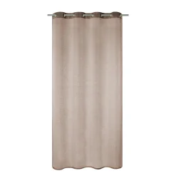 New Voilage Lin LINAE coloris santal 140 x 260 cm - 4MURS Voilages, Vitrages, Stores Et Accessoires|Rideaux