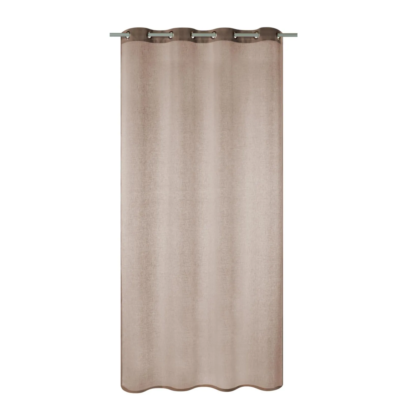 New Voilage Lin LINAE coloris santal 140 x 260 cm - 4MURS Voilages, Vitrages, Stores Et Accessoires|Rideaux