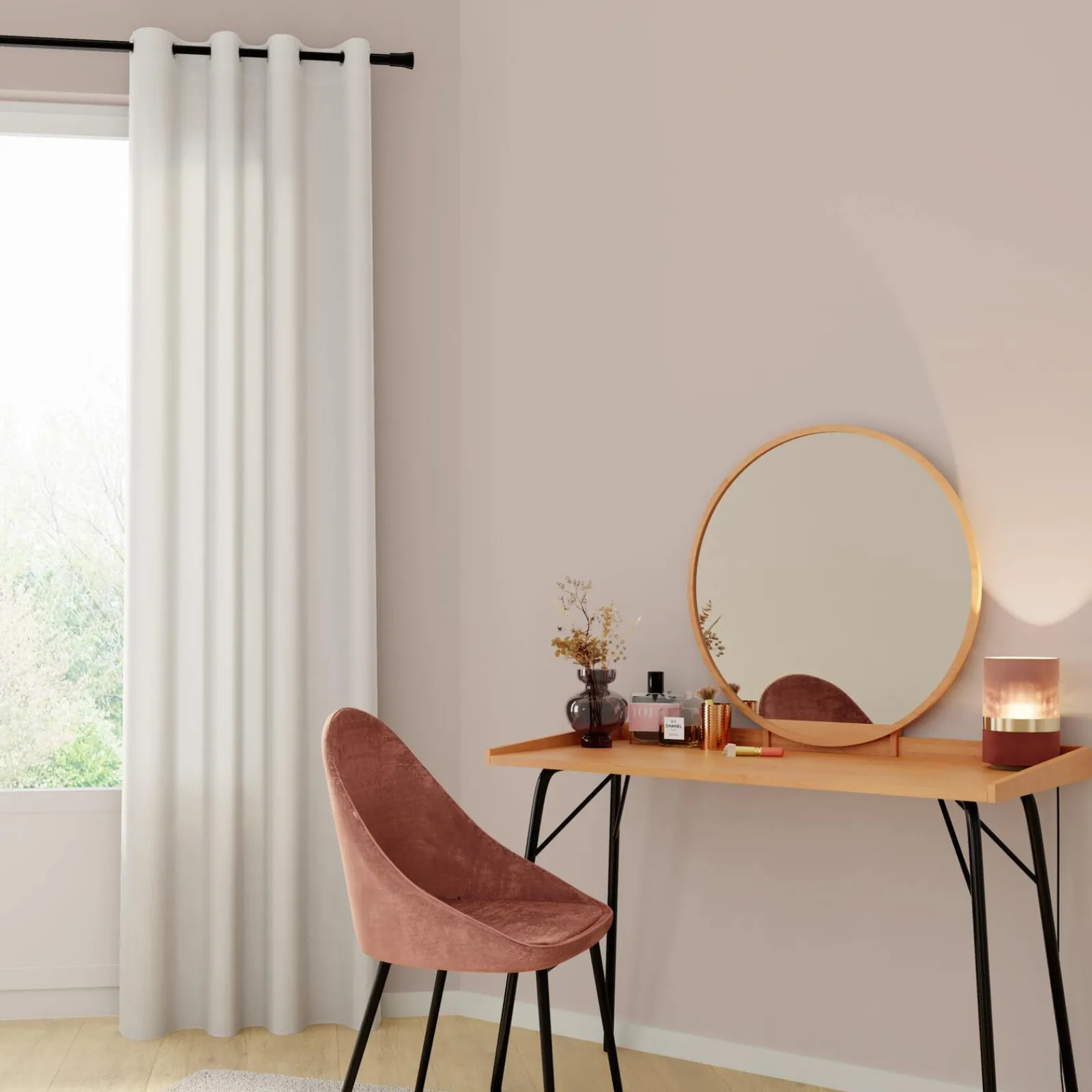 Fashion Voilage LIOUBA coloris écru 140 x 240 cm - 4MURS Voilages, Vitrages, Stores Et Accessoires|Rideaux