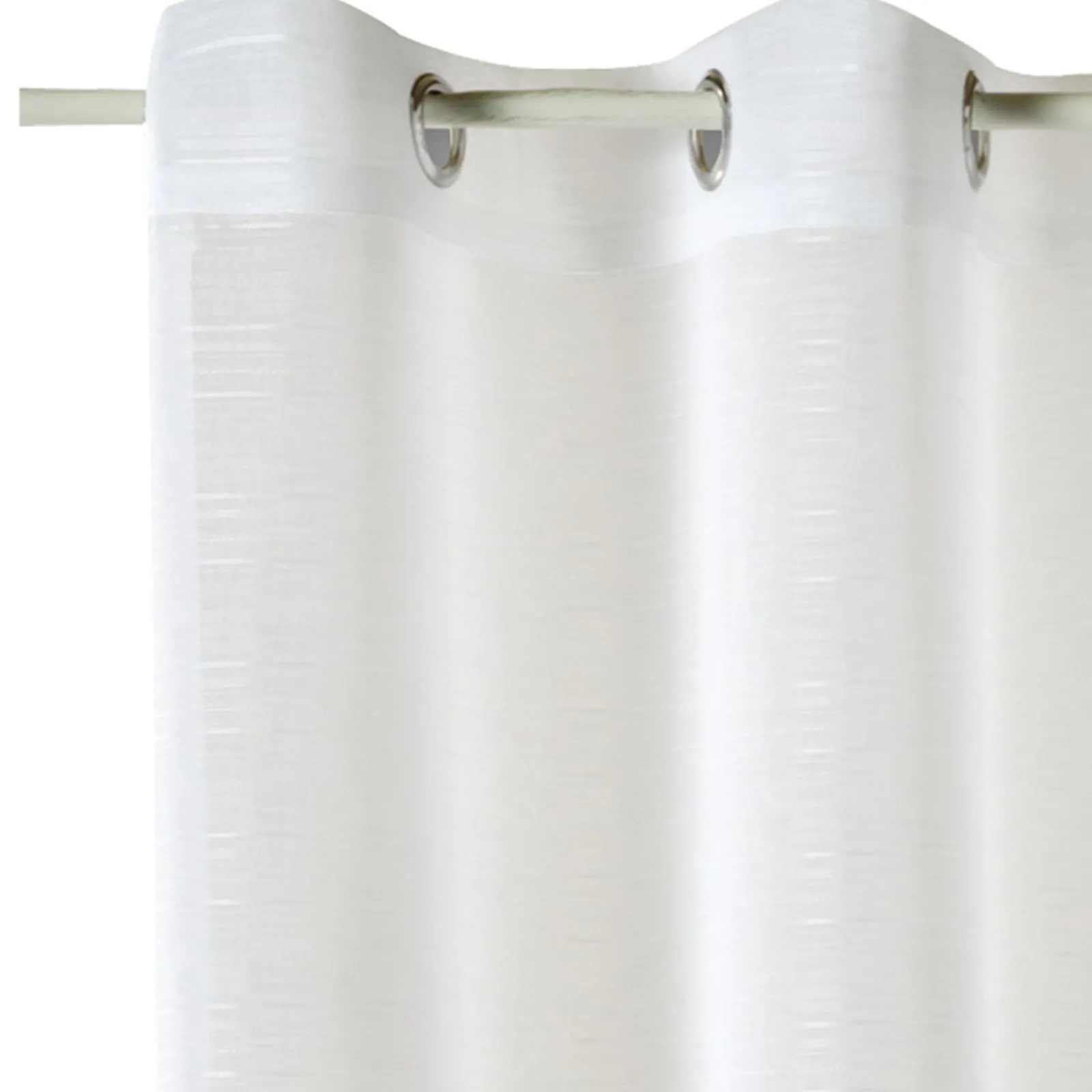 Outlet Voilage LOLA coloris blanc 140 x 260 cm - 4MURS Voilages, Vitrages, Stores Et Accessoires|Rideaux