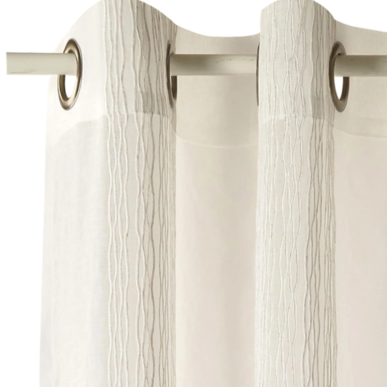 Sale Voilage LUCID coloris beige naturel 140 x 240 cm - 4MURS Voilages, Vitrages, Stores Et Accessoires|Rideaux