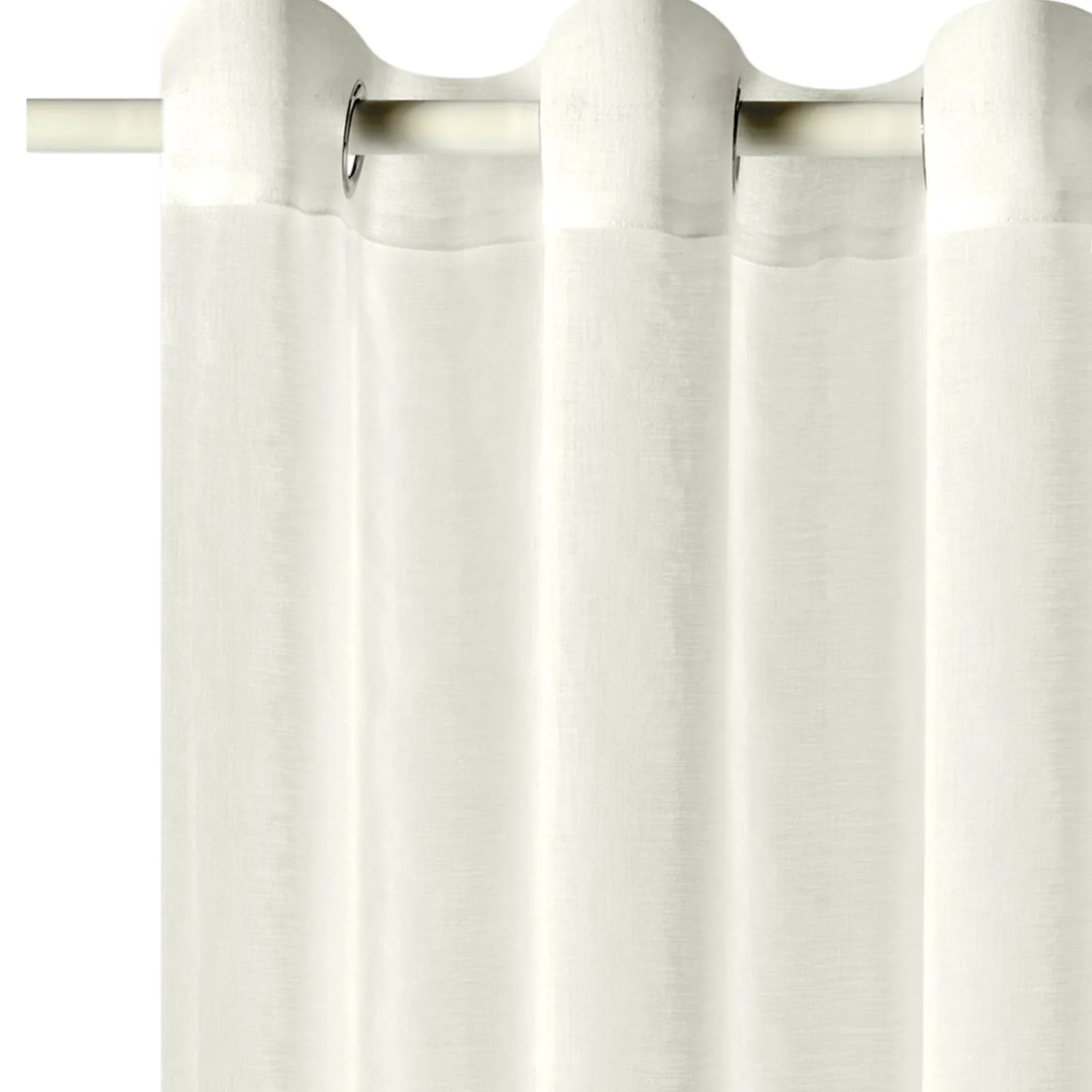 Hot Voilage MIA coloris naturel 140 x 240 cm - 4MURS Voilages, Vitrages, Stores Et Accessoires|Rideaux