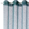 Outlet Voilage MICAO coloris bleu pétrole 145 x 240 cm - 4MURS Voilages, Vitrages, Stores Et Accessoires|Rideaux